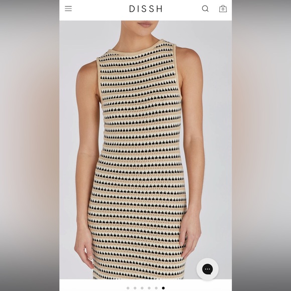 Dissh Mimi Striped Crochet Boat Neck Dress - Picture 3 of 5